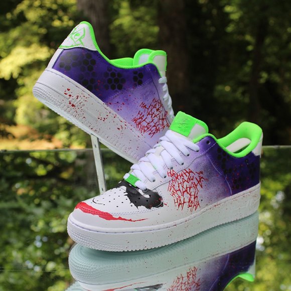 Nike Air Force 1 Low Joker Custom Men’s Size 8.5 - Picture 6 of 16